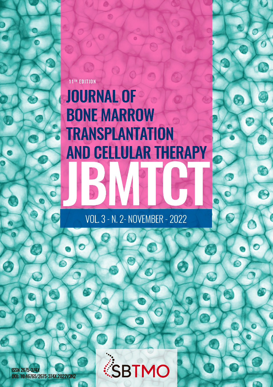 					View Vol. 3 No. 2 (2022): Journal of Bone Marrow Transplantation and Cellular Therapy
				