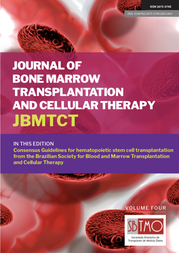 					View Vol. 2 No. 1 (2021): Journal of Bone Marrow Transplantation and Cellular Therapy
				